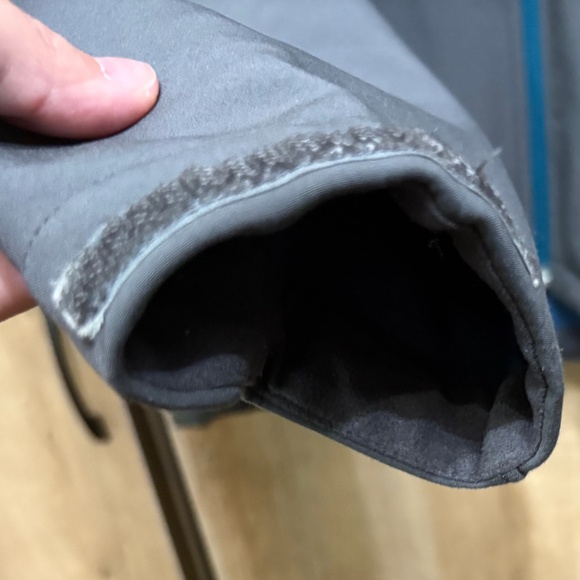 The North Face Jacket Mens Large Gray Apex Windwall Softshell Coat Fleece Lined - Picture 3 of 16